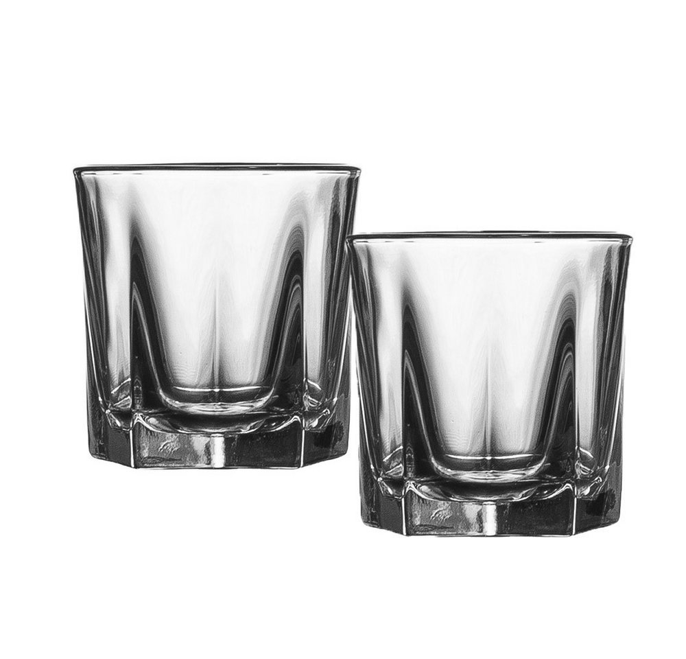 FELIXLEO Whiskyglas Whisky Gläser 2er Set, Gin Gläser Set 270ml, Rum Gläser von FELIXLEO