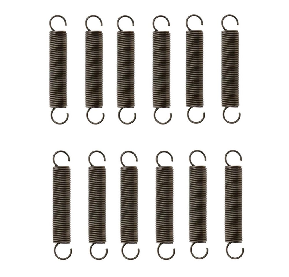 FELIXLEO Zugfeder 4 Stück Verlängerte Zugfeder 80mm Edelstahl Robust Langlebig (12 St) von FELIXLEO