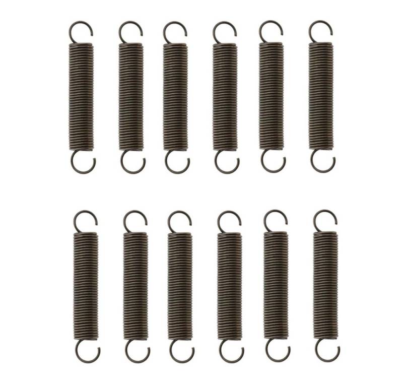 FELIXLEO Zugfeder 4 Stück Verlängerte Zugfeder 80mm Edelstahl Robust Langlebig (12 St) von FELIXLEO