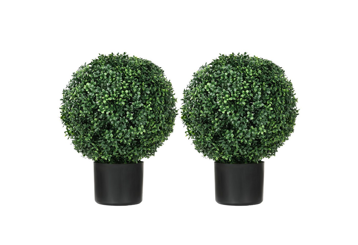 Kunstpflanze Künstliche Buchsbäume 2er Set 52 cm UV beständig, FELIXLEO Kunstpflanze Künstliche Buchsbäume 2er Set 52 cm UV beständig, FELIXLEO von FELIXLEO
