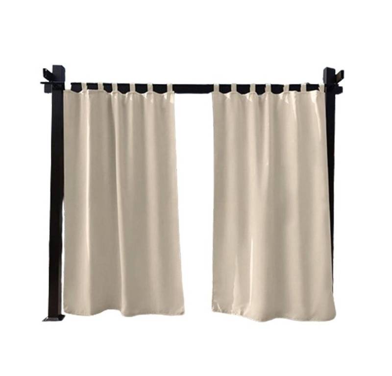 FELIXLEO Outdoorgardine Outdoor Gardinen Sonnenschutz & Sichtschutz H 213 x B 132 cm 1er von FELIXLEO