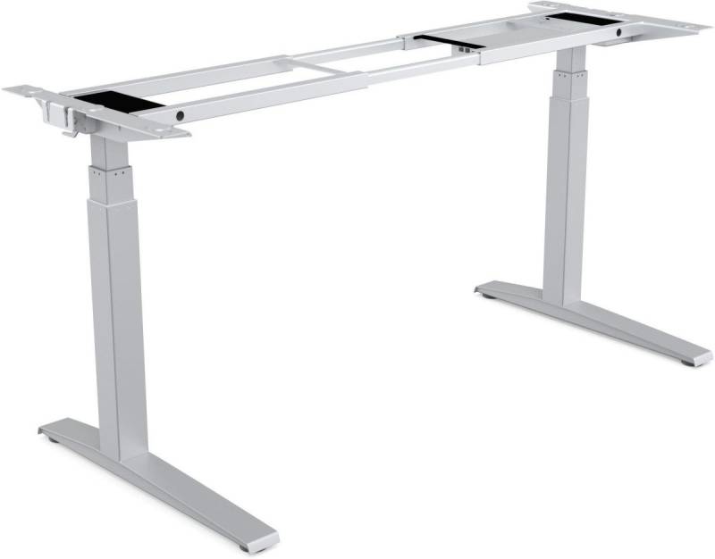 FELLOWES Schreibtisch Gestell für Tisch Levado 62x152x70 höhenverstellbar weiß. von FELLOWES