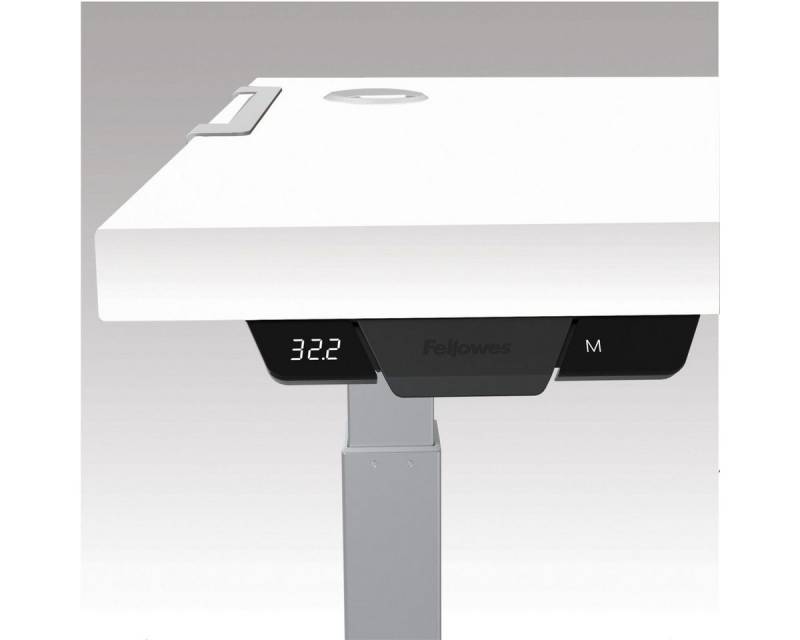 FELLOWES Schreibtisch Tischplatte Levado 140x80cm weiß von FELLOWES