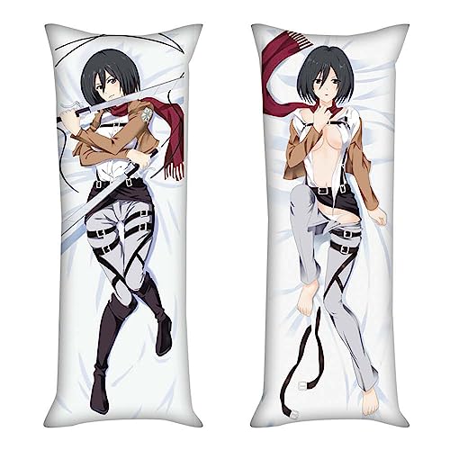 FELOTA Attack On Ti-tan Anime Kissenbezüge, Dekokissen Kissenhülle Bequemer Weiche, Deko Umarmungskissen Fall für Schlafzimmer Balkon Wohnzimmer-Multicolor 3||50 * 150cm FELOTA Attack On Ti-tan Anime Kissenbezüge, Dekokissen Kissenhülle Bequemer Weiche, Deko Umarmungskissen Fall für Schlafzimmer Balkon Wohnzimmer-Multicolor 3||50 * 150cm von FELOTA