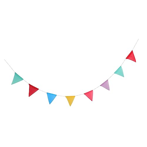 FELTECHELECTR 1 Packung Bunte Stoff Wimpelkette Dekorative Girlande für Hochzeiten Geburtstagsfeiern Babypartys und Lange Mehrfarbige Fahnen für Festliche Anlässe FELTECHELECTR 1 Packung Bunte Stoff Wimpelkette Dekorative Girlande für Hochzeiten Geburtstagsfeiern Babypartys und Lange Mehrfarbige Fahnen für Festliche Anlässe von FELTECHELECTR