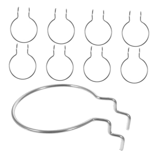 FELTECHELECTR 10 Stück Teiliges Pegboard Haken aus Robustem Doppeldrahtige Lochwandhalter für Garage Werkstatt und Supermarkt Vielseitig Einsetzbar zum Aufhängen und Organisieren von Werkzeugen von FELTECHELECTR