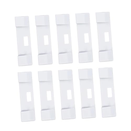 FELTECHELECTR 10 Stück Teiliges Weiße Metall-vorhangklammern für Vertikale Jalousien Rostfrei Langlebig Einfach zu Montieren Repariert Gebrochene Lamellen für Fensterrollos und Gardinenzubehör FELTECHELECTR 10 Stück Teiliges Weiße Metall-vorhangklammern für Vertikale Jalousien Rostfrei Langlebig Einfach zu Montieren Repariert Gebrochene Lamellen für Fensterrollos und Gardinenzubehör von FELTECHELECTR
