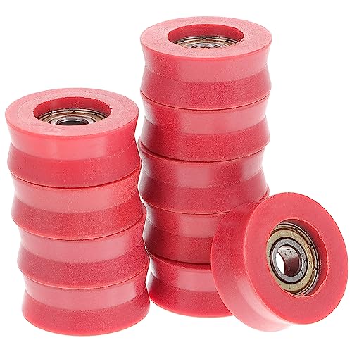 FELTECHELECTR 10 Stücke U Nut Gleitrollen Tür Schiebefenster Lagerrollen Rillen Design FELTECHELECTR 10 Stücke U Nut Gleitrollen Tür Schiebefenster Lagerrollen Rillen Design von FELTECHELECTR