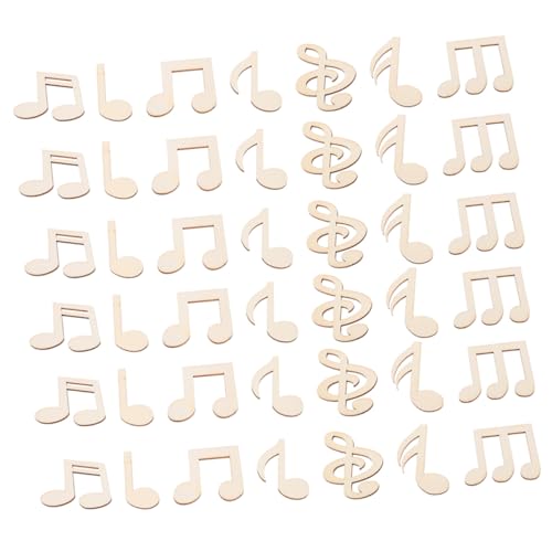 FELTECHELECTR 100 Stück Musiknoten Aus Holz: Unbehandelte Holzspäne, Verzierungen, Musiknoten-ausschnitte, Unbemalte Scheiben, Dekorationen Zum Aufhängen, Diy-graffiti-zubehör, 55 Mm FELTECHELECTR 100 Stück Musiknoten Aus Holz: Unbehandelte Holzspäne, Verzierungen, Musiknoten-ausschnitte, Unbemalte Scheiben, Dekorationen Zum Aufhängen, Diy-graffiti-zubehör, 55 Mm von FELTECHELECTR