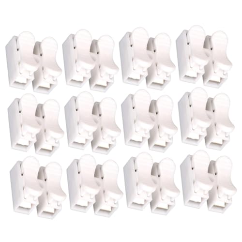 FELTECHELECTR 100St Terminals Kabelklemmen Klemmdrahtklemmenverdrahtung selbstverriegelnde Klemme Schnelltrenn-Flachstecker federklemme federmappen 2p Klemmleiste 2p-Kabelstecker Kupfer Weiß von FELTECHELECTR