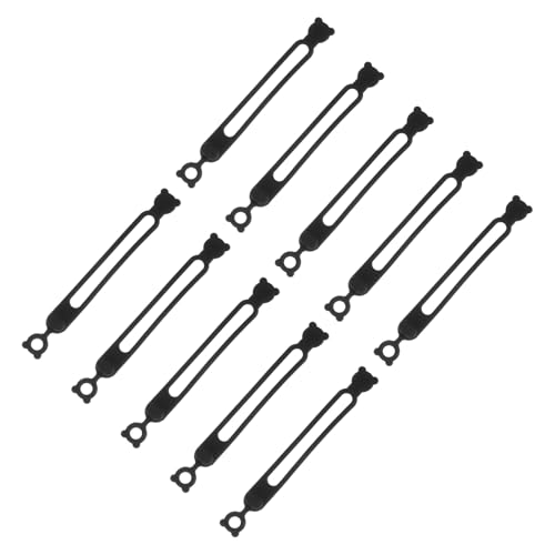 FELTECHELECTR 10Stücke Kabelbinder aus Silikon Wiederverwendbare Kordelbänder zur Kabelorganisation für Schreibtisch Zuhause Drahtbefestigungsbänder für Unordentliche Kabel FELTECHELECTR 10Stücke Kabelbinder aus Silikon Wiederverwendbare Kordelbänder zur Kabelorganisation für Schreibtisch Zuhause Drahtbefestigungsbänder für Unordentliche Kabel von FELTECHELECTR