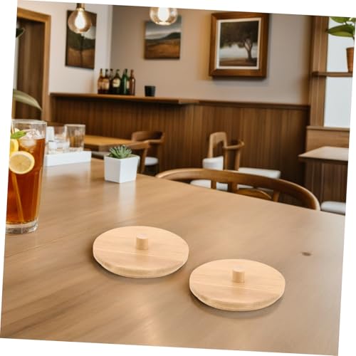 FELTECHELECTR 10stücke Wattestäbchenbehälterdeckel Aus Holz Transparente Abdeckung Für Spenderboxen Aufbewahrungsboxen Mit Deckel Für Badezimmer Heimaufbewahrung Organizer Mit Glatten von FELTECHELECTR