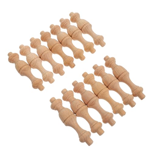 FELTECHELECTR 12 Stück Teiliges Mini Römische Säulen aus Massivem Holz Unlackierte Dekorative Holzsäulen mit Glatter Oberfläche für Möbel DIY Schrankverzierung und Klassische Innenraumgestaltung FELTECHELECTR 12 Stück Teiliges Mini Römische Säulen aus Massivem Holz Unlackierte Dekorative Holzsäulen mit Glatter Oberfläche für Möbel DIY Schrankverzierung und Klassische Innenraumgestaltung von FELTECHELECTR