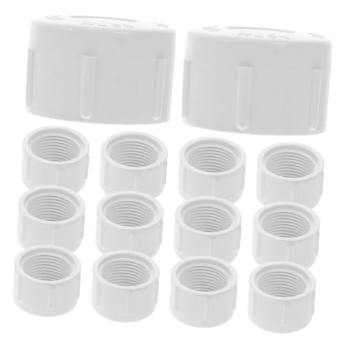 FELTECHELECTR 15Stücke PVC Gartenschlauchkappen Sprinklerkappen für Bewässerungssysteme Langlebige Innengewindekappen für Einfache Installation Effektive Abdichtung Weiß FELTECHELECTR 15Stücke PVC Gartenschlauchkappen Sprinklerkappen für Bewässerungssysteme Langlebige Innengewindekappen für Einfache Installation Effektive Abdichtung Weiß von FELTECHELECTR
