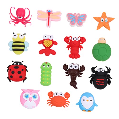 FELTECHELECTR 15Stücke Teiliges Cartoon Insekten Kabelschutzset Knickschutz für Ladekabel Stylischer und Funktionaler Schutz vor Kabelbruch für USB und Headset Kabel Leicht und Tragbar FELTECHELECTR 15Stücke Teiliges Cartoon Insekten Kabelschutzset Knickschutz für Ladekabel Stylischer und Funktionaler Schutz vor Kabelbruch für USB und Headset Kabel Leicht und Tragbar von FELTECHELECTR