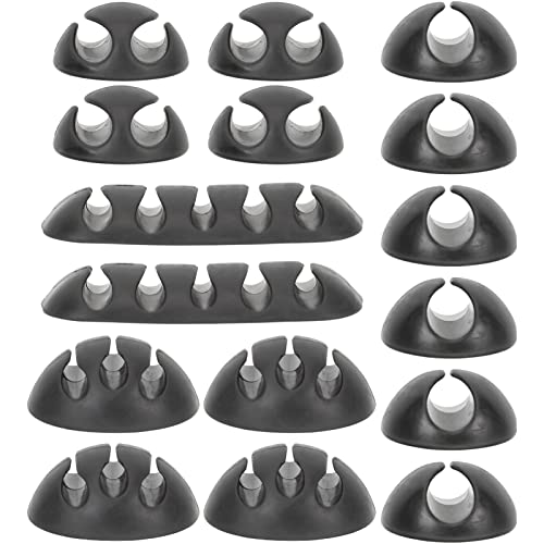 FELTECHELECTR 16 Stück Kabelorganizer Teilig aus Selbstklebender Kabelhalter für Desktop USB Kabel Ladegeräte und Mehr Praktische Lösung für Kabelmanagement und Ordnung FELTECHELECTR 16 Stück Kabelorganizer Teilig aus Selbstklebender Kabelhalter für Desktop USB Kabel Ladegeräte und Mehr Praktische Lösung für Kabelmanagement und Ordnung von FELTECHELECTR