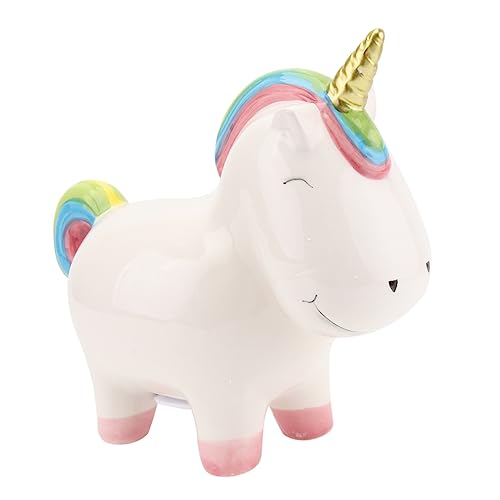 FELTECHELECTR 1Stück Einhorn Spardose aus Keramik Regenbogen Design Dekorative Geldsparbüchse Geburtstage Exquisites Handwerk Sicher und Geruchlos FELTECHELECTR 1Stück Einhorn Spardose aus Keramik Regenbogen Design Dekorative Geldsparbüchse Geburtstage Exquisites Handwerk Sicher und Geruchlos von FELTECHELECTR