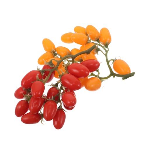 FELTECHELECTR 2 Saiten Lebensechte Gefälschte Tomaten Für Fotorequisiten Gemüse Dekoration Und Heim Ornament Rote Und Gelbe Simulation Für Küchen und Essbereich FELTECHELECTR 2 Saiten Lebensechte Gefälschte Tomaten Für Fotorequisiten Gemüse Dekoration Und Heim Ornament Rote Und Gelbe Simulation Für Küchen und Essbereich von FELTECHELECTR