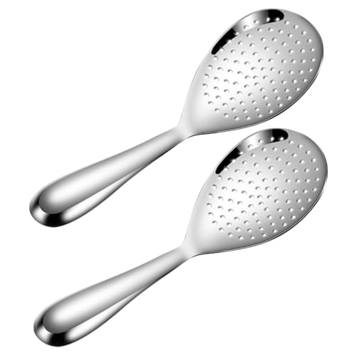 FELTECHELECTR 2 Stück Reislöffel Set Teilig Antihaft Reislöffel für Müheloses Servieren von Reis Langlebig und Leicht zu Reinigen Küchenbedarf für Zuhause und Gastronomie von FELTECHELECTR