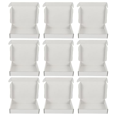 FELTECHELECTR 20stücke Faltbare Versandkartons Aus Wellpappe Robuste Verpackungslösung Für Kleine Artikel Einfache Montage Ohne Klebstoff Für Lagerung Und Versand von FELTECHELECTR
