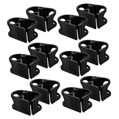 FELTECHELECTR 20 Stück Strömungssteuerrohrklemme Strömungssteuerklemmventil Durchflussregelventil Einstellbares Prise Ventil Einstellbare Strömungsklemme Flussklemmen Sehen Black von FELTECHELECTR