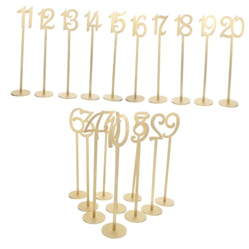 FELTECHELECTR 20 Stück Tischnummernschild Aus Holz Tischnummernschilder Hochzeit Bauerntischnummern Tischschild Reserviert Tischnummernschilder Aus Holz Tischnummern Mit Ständer Golden Hölzern FELTECHELECTR 20 Stück Tischnummernschild Aus Holz Tischnummernschilder Hochzeit Bauerntischnummern Tischschild Reserviert Tischnummernschilder Aus Holz Tischnummern Mit Ständer Golden Hölzern von FELTECHELECTR