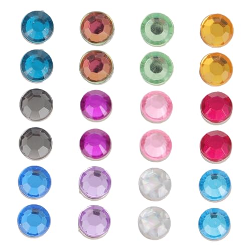FELTECHELECTR 24St Weinglas leser abendmahl weinglas markierer Farbenfrohe Weinglasmarker Magnetische Getränkemarkierungen Cocktail Party Zubehör Weinmarker magnetische Glasmarker Acryl von FELTECHELECTR