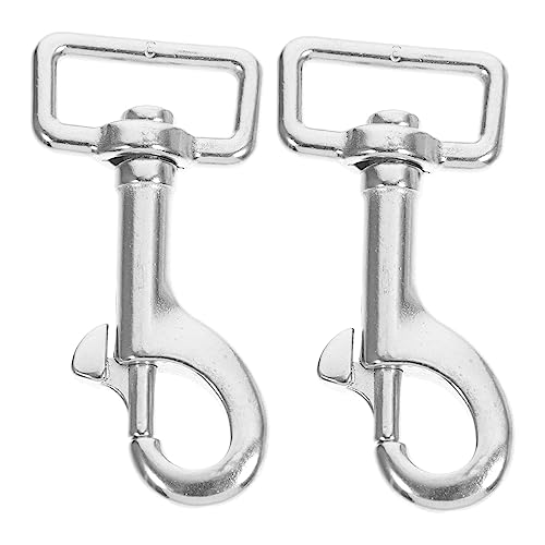 FELTECHELECTR 2Stücke Hochleistungs Schnapphaken für Hundeleinen Drehbarer Karabiner mit Schwenkfunktion für Outdoor Aktivitäten Handwerksprojekte FELTECHELECTR 2Stücke Hochleistungs Schnapphaken für Hundeleinen Drehbarer Karabiner mit Schwenkfunktion für Outdoor Aktivitäten Handwerksprojekte von FELTECHELECTR