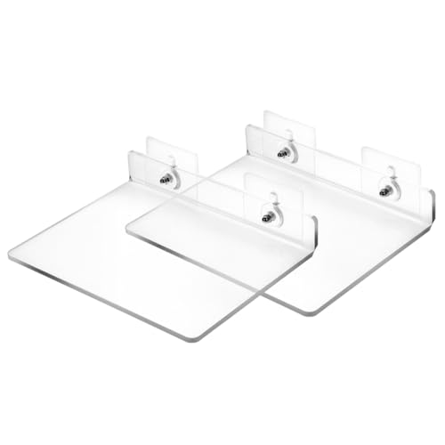 FELTECHELECTR 2Stücke Wandregal aus Selbstklebender Organizer für Badezimmer Schwimmendes Regal zur Wandmontage Platzsparendes Ausstellungsregal FELTECHELECTR 2Stücke Wandregal aus Selbstklebender Organizer für Badezimmer Schwimmendes Regal zur Wandmontage Platzsparendes Ausstellungsregal von FELTECHELECTR