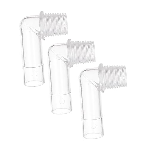 FELTECHELECTR 3 Stück Aquarien Schlauchverbinder Ersatzadapter für Fischbehälter Geeignet für Standard Aquarium Schläuche Einfache Installation und Hohe Flexibilität von FELTECHELECTR