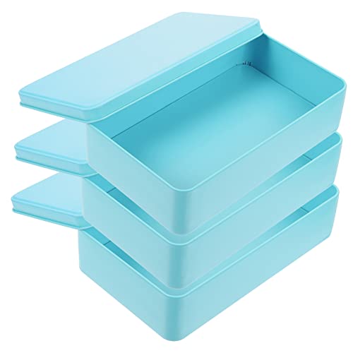FELTECHELECTR 3 stücke Rechteck Weißblech Lagerung Box Deckel für Süßigkeiten Schmuck Tee Kompakte und Weißblech Container FELTECHELECTR 3 stücke Rechteck Weißblech Lagerung Box Deckel für Süßigkeiten Schmuck Tee Kompakte und Weißblech Container von FELTECHELECTR