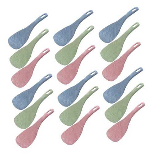 FELTECHELECTR 30-teiliger Reiskocherlöffel: Reislöffelpaddel Aus Zum Servieren – Leicht Zu Reinigen Und Aufzubewahren, Mit Loch Zum Aufhängen – Ergonomischer Griff von FELTECHELECTR