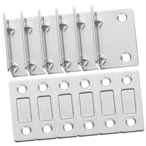 FELTECHELECTR 6Satz Magnetische Türschnäpper für Schranktüren Unsichtbare Türmagnete mit Haltekraft für Möbelzubehör Schiebetüren FELTECHELECTR 6Satz Magnetische Türschnäpper für Schranktüren Unsichtbare Türmagnete mit Haltekraft für Möbelzubehör Schiebetüren von FELTECHELECTR