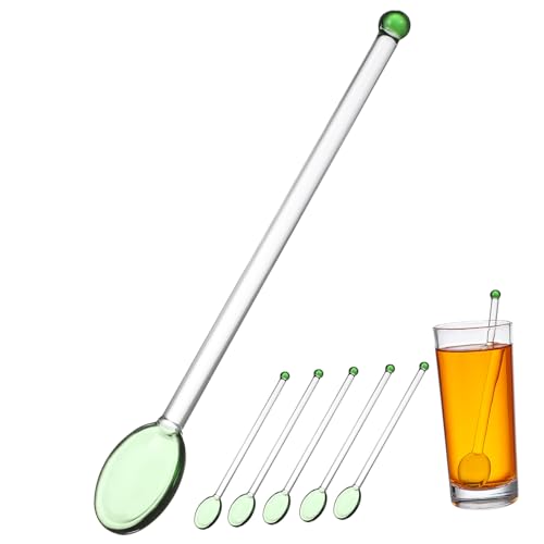 FELTECHELECTR 6stücke Teilige Rührstäbchen Professionelle Cocktailrührstäbchen Für Haushalt Mixen Von Eistee Eiskaffee Eisbechern Und Anderen Getränken von FELTECHELECTR