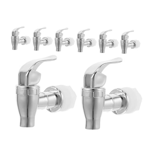 FELTECHELECTR 8 Stück Getränkespender Ersatzhahn Teilig Spigot aus Kunststoff Präzise Ventilsteuerung Langlebig für Bier und Saftspender Schnelle Montage für Gastronomie und Heimgebrauch von FELTECHELECTR