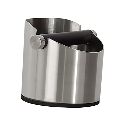 FELTECHELECTR 1 Stück Espresso Für Kaffeemaschinen Mahlbehälter Aus Edelstahl Teeeimer Mit Rutschfestem Boden Für Den Einsatz Im Home-Shop von FELTECHELECTR