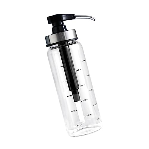 FELTECHELECTR Durchsichtiger Behälter Flüssigkeitsspender Ahornsirup-Spender Sirup-Server Gewürzbehälter Flasche Küchenseifenspender Aufbewahrungsbehälter Marmeladenbehälter von FELTECHELECTR