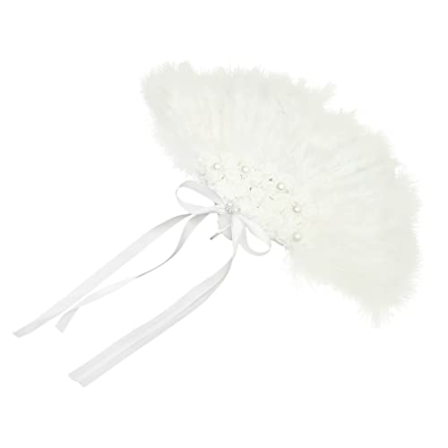 FELTECHELECTR Eleganter Faltfächer mit Blumen Spitze und Federdesign für Hochzeiten Partys und Aufführungen Tragbarer Handfächer für Braut und Trauzeugin FELTECHELECTR Eleganter Faltfächer mit Blumen Spitze und Federdesign für Hochzeiten Partys und Aufführungen Tragbarer Handfächer für Braut und Trauzeugin von FELTECHELECTR