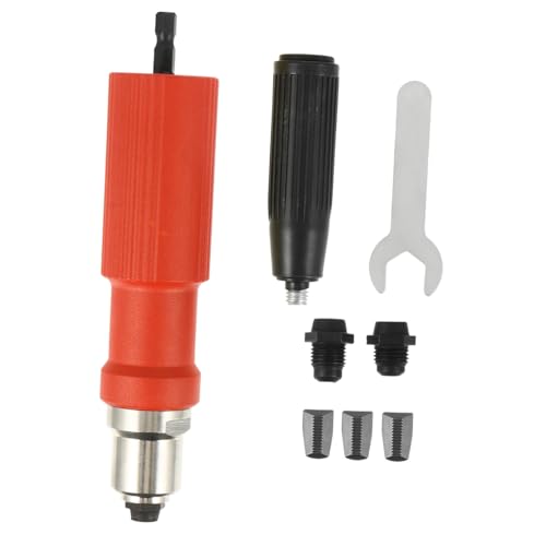 FELTECHELECTR Elektrischer Nietaufsatz Adapter für Akkuschrauber Vielseitiger Blindnietadapter für Tür und Fensterbau Auto und Luftfahrtfertigung Tragbarer Leiser Rivet Connector und Insert Nut von FELTECHELECTR