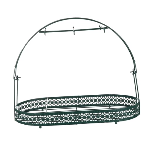 FELTECHELECTR Europäischer Kaffee Teetassenhalter aus Schmiedeeisen Robuster Organizer für Kaffeetassen und Geschirr Dekorativer Ständer für Küche Büro und Grün von FELTECHELECTR