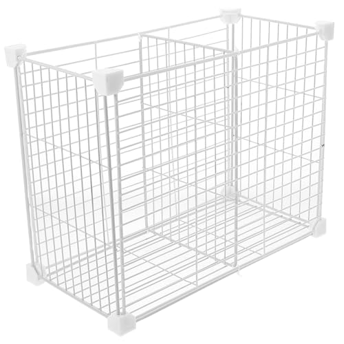 FELTECHELECTR Gefrierschrank Organizer Drahtkorb mit Design und Bodenfach Stabiler Gefrierkörbe Aufbewahrungskorb für Küche Gemüse und Snacks Einfache Montage Langlebig Fächer von FELTECHELECTR