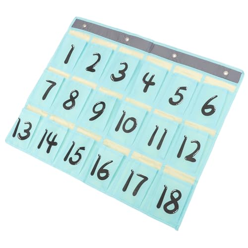 FELTECHELECTR Hängender Wand Tür-Organizer Fächer aus Oxford- Mehrzweck Handy Kartenaufbewahrung Platzsparender Klassenzimmer Büro-hängebeutel in Lakeblau FELTECHELECTR Hängender Wand Tür-Organizer Fächer aus Oxford- Mehrzweck Handy Kartenaufbewahrung Platzsparender Klassenzimmer Büro-hängebeutel in Lakeblau von FELTECHELECTR