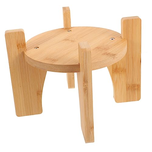 FELTECHELECTR Holzständer für Getränkespender Rundes Großes Basisgestell für Teekannen Blumentöpfe und Fischbehälter Multifunktionales Design aus Holz für Stabilität und FELTECHELECTR Holzständer für Getränkespender Rundes Großes Basisgestell für Teekannen Blumentöpfe und Fischbehälter Multifunktionales Design aus Holz für Stabilität und von FELTECHELECTR