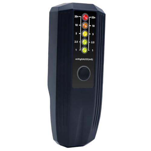 FELTECHELECTR Magnetfeld Tragbares Emf Messgerät für Elektromagnetische Strahlung LED Anzeige für Zuhause Büro und Outdoor Präzise Strahlungsmessungen für Geräte Wie Computer Mikrowelle von FELTECHELECTR