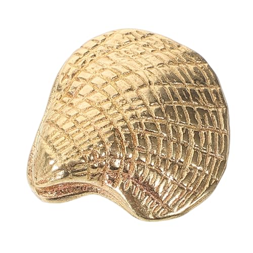 FELTECHELECTR Messing Schrankknopf Muschelform Vintage Schubladenknauf Möbelgriff für Schlafzimmer Wohnzimmer Küche Dekor Robust Korrosionsbeständig Geeignet für Schränke Kommoden von FELTECHELECTR