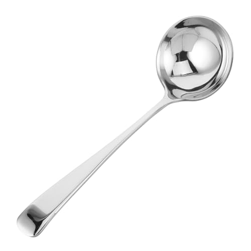 FELTECHELECTR Suppenkelle mit Langem Griff Hitzebeständiger Schöpflöffel für Suppen Soßen und Hotpot Robuster und Stilvoller Küchenlöffel Spülmaschinengeeignet von FELTECHELECTR