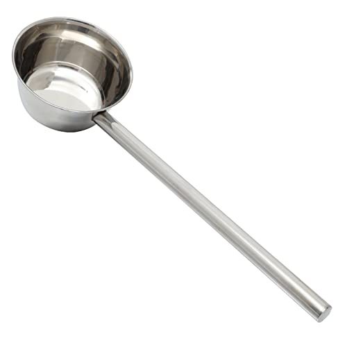 FELTECHELECTR Wasserlöffel mit Langem Griff Vielseitiger Küchenschöpflöffel für Restaurant Garten Langlebig und Rostfrei Durchmesser Griff von FELTECHELECTR