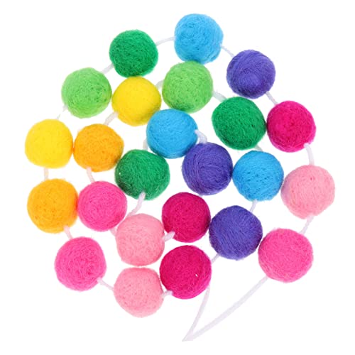FELTECHELECTR Wollfilz Dekoration Bunte Pompon Girlande Für Partys Und Zuhause Für Kinderzimmer Und Kreative Bastelprojekte Langlebig Und Farbecht FELTECHELECTR Wollfilz Dekoration Bunte Pompon Girlande Für Partys Und Zuhause Für Kinderzimmer Und Kreative Bastelprojekte Langlebig Und Farbecht von FELTECHELECTR