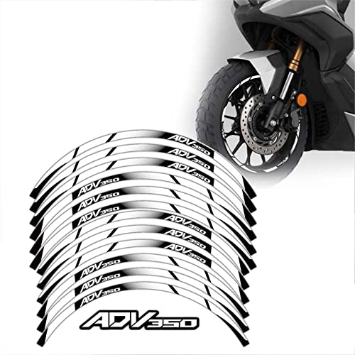 FEMEIN ADV350 Reflektierendes Motorradzubehör Für Honda ADV350 ADV 350 Radaufkleber Auf Der Innenseite des Nabenaufklebers Felgenstreifenband (Color : 3) von FEMEIN