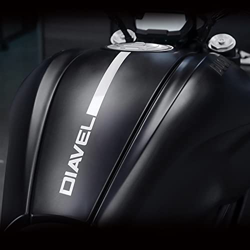 FEMEIN Für Ducati 1260 Diavel 1260 Motorrad 3D Gel Kraftstoff Tank Pad Schutz Aufkleber Fischgräte Aufkleber von FEMEIN